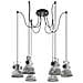 49732 Barnstaple Lampada A Sospensione E27 6x40w - Foto miniatura 1
