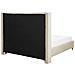 Letto Imbottito Con Rete A Doghe Beige 160 X 200 Cm Lubbon - Foto miniatura 6