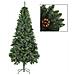 Albero di Natale Artificiale con Pigne Verde 210 cm - Foto miniatura 1