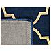 Tappeto A Pelo Corto Blu Marino / oro 160 X 230 Cm Yelki - Foto miniatura 11