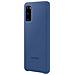 Custodia Silicone Cover Ef-pg980tnegeu Per Galaxy S20 Sm-g980 Blu Marino - Foto miniatura 2