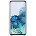 Custodia Silicone Cover Ef-pg980tnegeu Per Galaxy S20 Sm-g980 Blu Marino - Foto miniatura 4