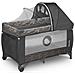 Sven Plus 2 In 1 Box Bambini Lettino Bambino Fasciatoio Giocattoli Pendenti Baldacchino Con Zanzariera Ingresso Laterale Aggiuntivo Rotelle Mobili Sistema Lockguard (grigio)  - Foto miniatura 2