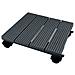 Tablette A Roulettes Pour Plantes - Bois Composite - H7 X 30 X 30 Cm - Foto miniatura 1