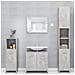 Mobile da Bagno Grigio Cemento 30x30x183,5 cm Legno tecnico - Foto miniatura 6