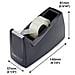 1619 300 Tape Dispenser 4 Tape Rolls - Nero - Foto miniatura 2