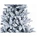 Pino Artificiale Natalizio Innevato Con 950 Rami Folti Albero Di Natale Artificiale Con Neve Altezza 2,10 Metri Diametro 1,30 Metri - Foto miniatura 2