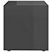 Mobili Porta TV 4pz Grigio Lucido 37x35x37 cm Legno Multistrato - Foto miniatura 4