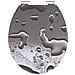 Tavoletta WC Lucida con Chiusura Ammortizzata GREY STEEL MDF - Foto miniatura 1