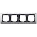 Event, Alluminio, Antracite, Termoplastica, Screwless, 55 x 55 mm - Foto miniatura 1