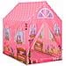 Tenda Da Gioco Per Bambini Rosa Con 250 Palline 69x94x104 Cm - Foto miniatura 4
