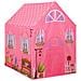 Tenda Da Gioco Per Bambini Rosa Con 250 Palline 69x94x104 Cm - Foto miniatura 5