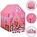 Tenda Da Gioco Per Bambini Rosa Con 250 Palline 69x94x104 Cm - Foto miniatura 1