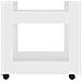 Carrello Per Scrivania Bianco 60x45x60 Cm In Legno Multistrato - Foto miniatura 8