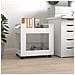 Carrello Per Scrivania Bianco 60x45x60 Cm In Legno Multistrato - Foto miniatura 1