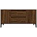 Mobile Porta Tv Rovere Marrone 102x44,5x50 Cm Legno Multistrato - Foto miniatura 5