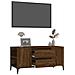 Mobile Porta Tv Rovere Marrone 102x44,5x50 Cm Legno Multistrato - Foto miniatura 7
