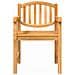 Sedie Da Giardino 2 Pz 58x59x88 Cm In Legno Massello Di Teak - Foto miniatura 1