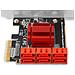 PCES-SA6 scheda di interfaccia e adattatore Interno SATA - Foto miniatura 3