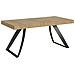 Tavolo Allungabile 90x180/440 Cm Proxy Telaio Antracite - Quercia Natura - Foto miniatura 6