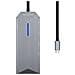 ASUC-8P004-GR replicatore di porte e docking station per laptop Cablato USB 3.2 Gen 1 (3.1 Gen 1) Type-C Grigio - Foto miniatura 2