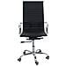 Poltrona da Ufficio Eridor con Altezza Regolabile 60x60x115/125H cm Colore Nero - Foto miniatura 2