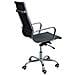 Poltrona da Ufficio Eridor con Altezza Regolabile 60x60x115/125H cm Colore Nero - Foto miniatura 4