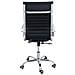 Poltrona da Ufficio Eridor con Altezza Regolabile 60x60x115/125H cm Colore Nero - Foto miniatura 5