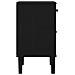 Comodino Senja Aspetto Rattan Nero 40x35x65 Cm In Legno Pino - Foto miniatura 6