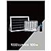 100 W Faro Led Pannello Solare Ricaricabile Illuminatore Luce Bianca Telecomando - Foto miniatura 1