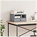 Supporto Stampante Grigio Sonoma 40x32x22,5cm Legno Multistrato - Foto miniatura 3