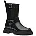 Black Casual Closed Booties Stivaletti Sintetico E Tessile Scarpe Donna Nero Eu 37, 1-25314-41 001 - Foto miniatura 1