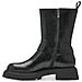 Black Casual Closed Booties Stivaletti Sintetico E Tessile Scarpe Donna Nero Eu 37, 1-25314-41 001 - Foto miniatura 3