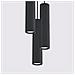 Sollux Lighting Lampada A Sospensione Karbon 3p Nero Sl.1576 - Minimalista Lampada A Sospensione Nero 108x19.5x19.5 Cm - Foto miniatura 4