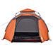 Tenda a Cupola 3 Persone Grigio e Arancione a Rilascio Rapido - Foto miniatura 8