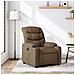 Poltrona Reclinabile in Tessuto Marrone - Foto miniatura 2