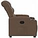 Poltrona Reclinabile in Tessuto Marrone - Foto miniatura 7