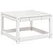 Set Salotto da Giardino 5 pz Bianco in Legno Massello di Pino - Foto miniatura 4