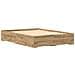 Struttura letto con cassetti Rovere artigianale Legno ingegnerizzato - Foto miniatura 3
