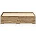 Struttura letto con cassetti Rovere artigianale Legno ingegnerizzato - Foto miniatura 6