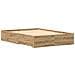 Struttura letto con cassetti Rovere artigianale Legno ingegnerizzato - Foto miniatura 8