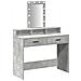 Tavolo da Toeletta con Luci LED Grigio Cemento 100x41x140 cm - Foto miniatura 1