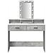 Tavolo da Toeletta con Luci LED Grigio Cemento 100x41x140 cm - Foto miniatura 5