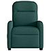 Poltrona Massaggiante Reclinabile Verde Scuro in Tessuto - Foto miniatura 3