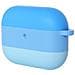 Custodia Protettiva In Silicone Sfumato Compatibile Con Apple Airpods Pro 3 Con Portachiavi Blue - Foto miniatura 1