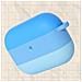 Custodia Protettiva In Silicone Sfumato Compatibile Con Apple Airpods Pro 3 Con Portachiavi Blue - Foto miniatura 2