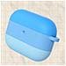Custodia Protettiva In Silicone Sfumato Compatibile Con Apple Airpods Pro 3 Con Portachiavi Blue - Foto miniatura 3