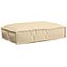 Cuscino per seduta pallet Beige 60 x 40 x 8 cm Tessuto Oxford - Foto miniatura 1
