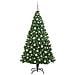 Albero di Natale artificiale con 300 LED Verde 210 cm - Foto miniatura 3