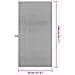 Asciugamani Sportivi 2 pcs Grigio scuro 140 x 70 cm - Foto miniatura 8